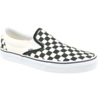 Vans Mens Classic Slip-On Sneakers - Black/Beige