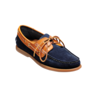 Wallis - Navy Blue Suede / Cedar Collar, 47