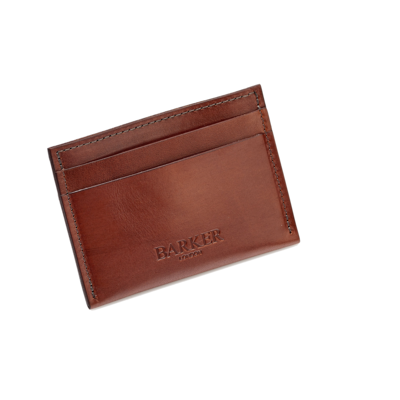 Card Holder Straight - Rosewood Calf