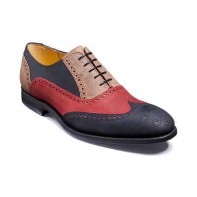 Valiant - Black Burgundy Tan, 7.5