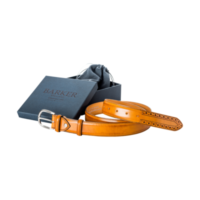 Brogue Belt - Cedar Calf