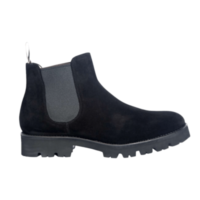 Jenna - Black Suede, 7.5 / D