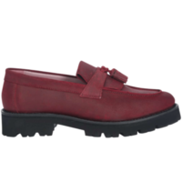 Tia - Burgundy Waxy Suede, 9.5 / D