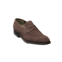 Warner - Chocolate Suede, 14.5 / F / 7mm Rubber sole
