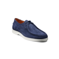 Vigo - Navy Suede White Sole, 42 / F / Rubber Sole