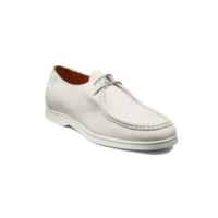 Vigo - White Suede White Sole, 46 / F / Rubber Sole