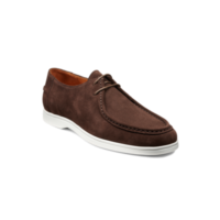 Vigo - Coffee Suede White Sole, 47 / F / Rubber Sole