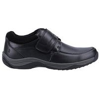 Hush Puppies Douglas Strap Formal Shoes, Black, Size 11, Men
