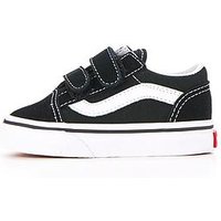 Vans Infant Unisex Old Skool Trainer, Black, Size 6 Younger