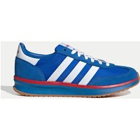 Adidas Run 70S 2.0 Leather Trainers Blue Mix