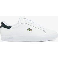 Lacoste Powercourt Leather Lace-Up Trainers White