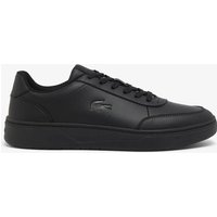Lacoste Court Pro Leather Lace-Up Trainers Black