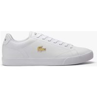 Lacoste Lerond Set Leather Lace-Up Trainers White