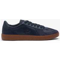 Lacoste Leather Lace Up Trainers Navy