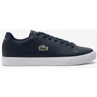 Lacoste Lerond Set Leather Lace-Up Trainers Navy