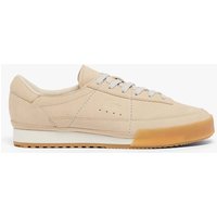 Lacoste Suede Lace Up Trainers Natural