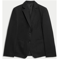 M&S Senior Girls' Regular Fit School Blazer (9-18 Yrs) Black