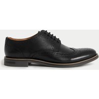 M&S Leather Brogues Black