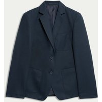 M&S Senior Girls' Regular Fit School Blazer (9-18 Yrs) Navy