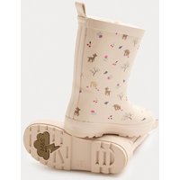 M&S Kids' Wellies (4 Small - 2 Large) Cream Mix