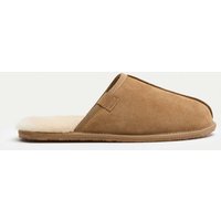 M&S Suede Mule Slippers with Freshfeet™ Tan