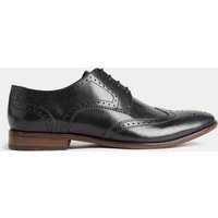 M&S Classic Leather Brogues Black
