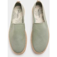 M&S Canvas Espadrilles Green