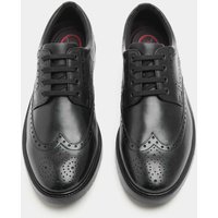 M&S Wide Fit Airflex ™ Leather Brogues Black