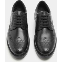 M&S Smart Step Technology Airflex™ Leather Brogues Black
