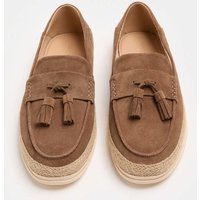 M&S Tasselled Suede Espadrilles Tan