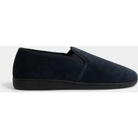 M&S Suede Slippers with Freshfeet™ Navy