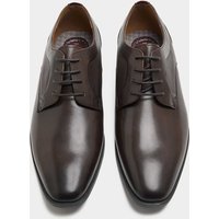 M&S Leather Derby Shoes Dark Brown