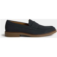 M&S Suedette Loafers Navy