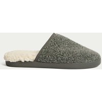 M&S Mule Slippers with Freshfeet™ Grey