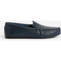 M&S Moccasin Slippers with Freshfeet™ Navy