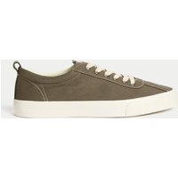 M&S Twill Pumps Khaki