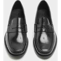M&S Leather Penny Loafers Black