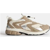 M&S Kids' Toggle Trainers (4 Small - 7 Large) White Mix