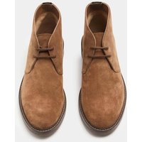 M&S Suede Gum Sole Chukka Boots Tan