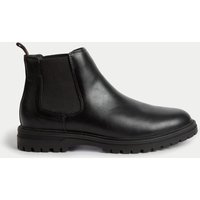 M&S Cleated Chelsea Boots Black