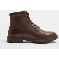 M&S Leather Casual Boots Brown