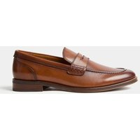 M&S Leather Loafers Brown