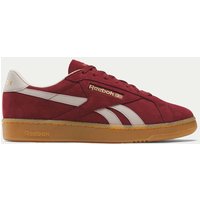 Reebok Club C Grounds UK Suede Trainers Burgundy Mix