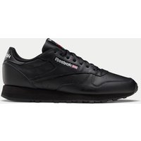 Reebok Classic Leather Trainers Black/Black