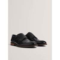 Ted Baker Leather Monk Strap Shoes Black