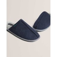 Ted Baker Suede Mule Slippers Dark Blue