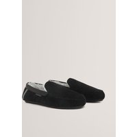 Ted Baker Suede Moccasin Slippers Black
