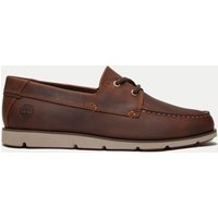 Timberland Grafton Bay Leather Boat Shoes Brown