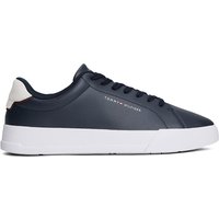Tommy Hilfiger TH Court Leather Trainers Navy
