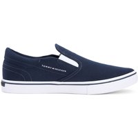 Tommy Hilfiger Canvas Boat Shoes Navy